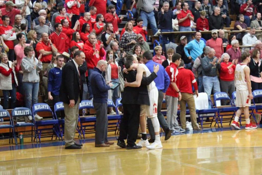 Charlie Rob regional 2019 hug